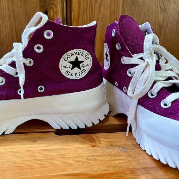 Womens Converse All Star Lugged Platform Shoes - Picture 4 of 5